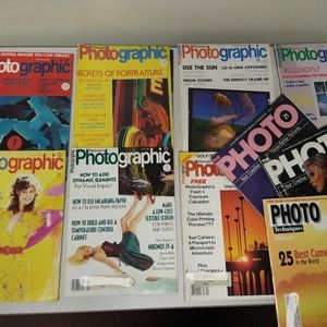 10 vintage Pearson's Photographic magazines